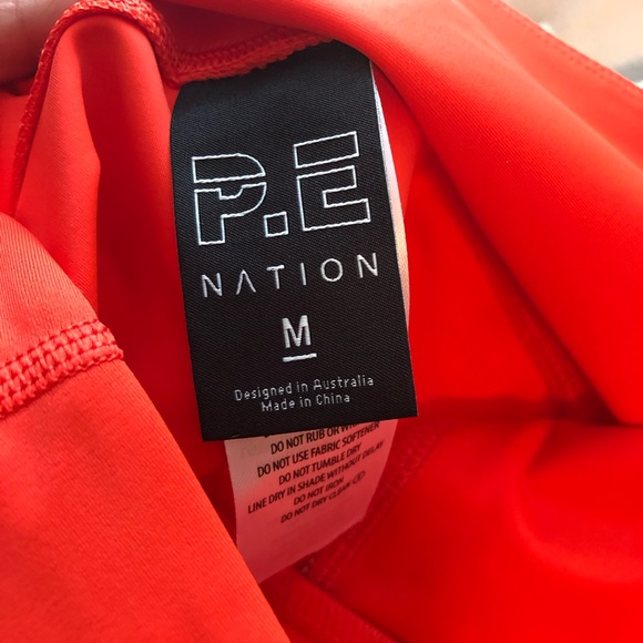 P.E. Nation Red Zip leggings - Picture 5 of 5